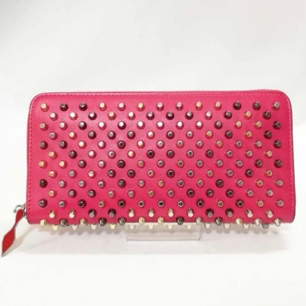 CHRISTIAN LOUBOUTIN Panettone wallet in Rose MultiMetal - Picture 7 of 15